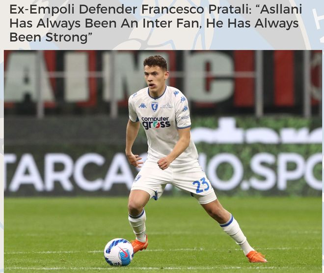 因阿斯拉尼受傷，國米或征召U19小將貝倫布魯赫填補空缺