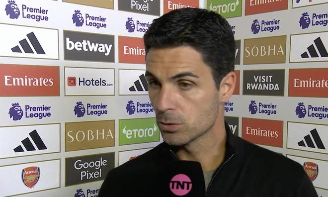 阿爾特塔，紅牌改變比賽，痛苦情緒延續(xù)至周二挑戰(zhàn)