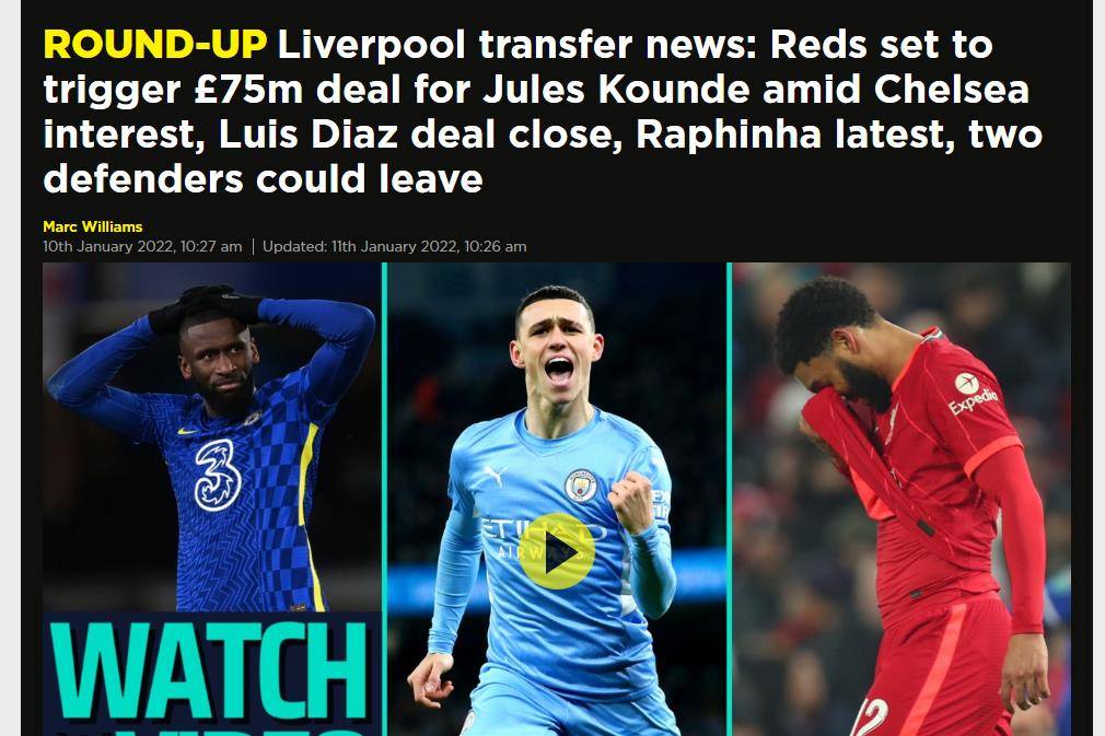 泰晤士報(bào)獨(dú)家揭秘，利物浦重磅簽約萊昂尼，轉(zhuǎn)會(huì)費(fèi)達(dá)2600萬鎊附加獎(jiǎng)金