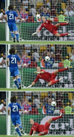 皮爾洛再現(xiàn)神技，NBA現(xiàn)役無(wú)人匹敵的足球腳法，訓(xùn)練場(chǎng)上任意球直掛死角