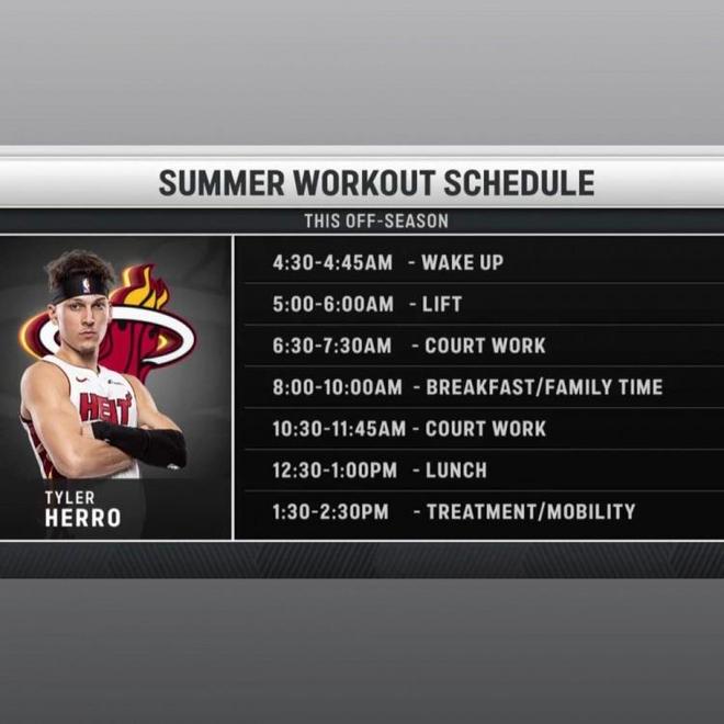 庫明加休賽期黎明勤奮，4點起床，5、6點開練，以陪練防守磨礪技藝