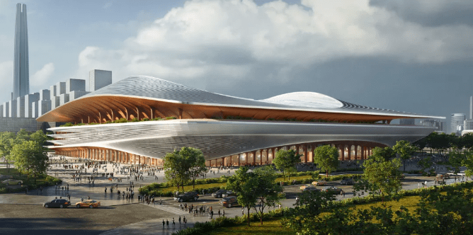 西安新地標揭秘，探館西安國際足球中心